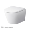 Am.Pm C741701SC Sense подвесной унитаз FlashClean с сиденьем микролифт