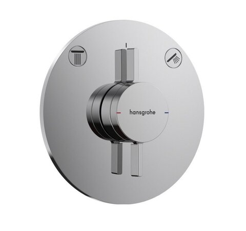 Hansgrohe DuoTurn S 75418000 Смеситель для ванны, однорычажный, для 2 потребителей, скрытого монтажа, хр