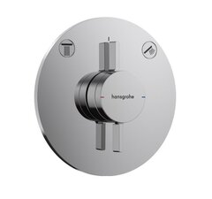 Hansgrohe DuoTurn S 75418000 Смеситель для ванны, однорычажный, для 2 потребителей, скрытого монтажа, хр фото