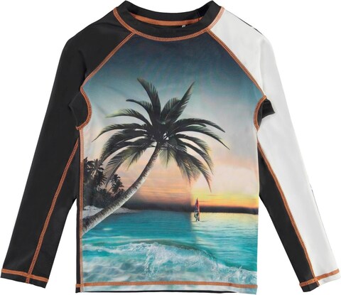 Футболка для плавания Molo Neptune LS Sunset