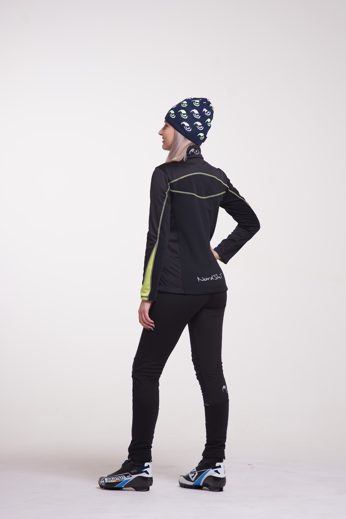 Nordski Active детский разминочный костюм черный-желтый - 3