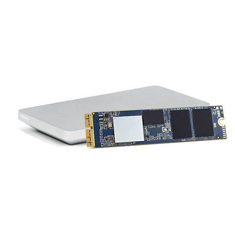 Комплект SSD и чехол OWC 480GB Aura Pro X2 для Macbook Air, Macbook Pro 2013,  2015 + Envoy бокс для штатного SSD