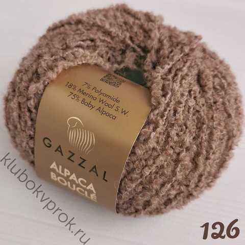 GAZZAL ALPACA BOUCLE 126,