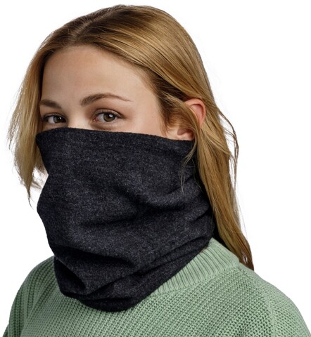 Шарф-труба Buff Merino Fleece Black фото 2