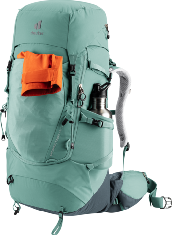 Картинка рюкзак туристический Deuter Aircontact Core 45+10 SL Jade-Graphite - 3