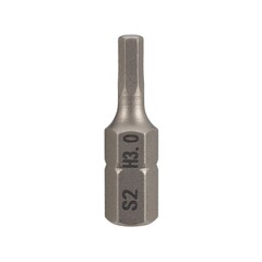 Бита шестигранная HEX 3,0 х25мм S2 1шт SGS 6325-H3.0