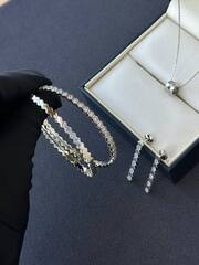 Браслет тонкий BEE Chaumet BEE white/yellow VGOLD