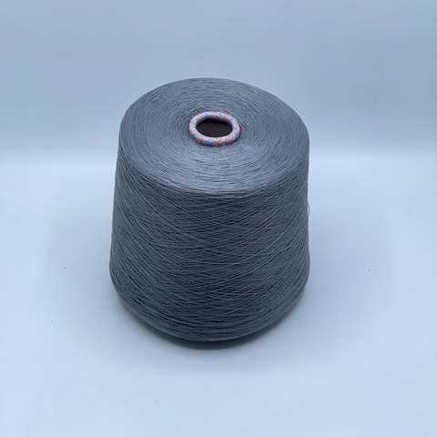 Бобинная пряжа,Aura, 2540м. 100%Хлопок, Серый(713), 39029