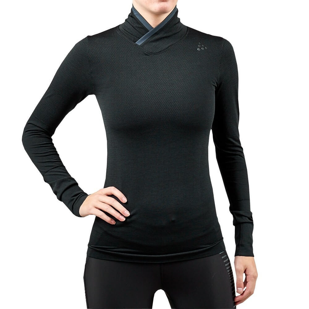 Craft Active Fuseknit Comfort терморубашка женская черная - 4