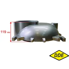 Корпус DDE PTR80H круглый сторона фланцев (20100-00184-00)