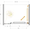 Cezares LUX-B-FS-11-100-C-CR Душевая дверь