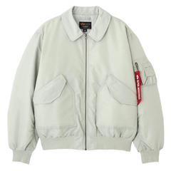 Куртка Alpha Industries CWU 45/P Relaxed Fit Flight Jacket Oxford Light Mineral (Светло-голубой)