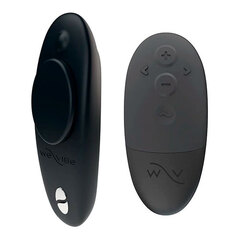 Вибротрусики Moxie+ с возможностью управления через смартфон и ПДУ (черный)