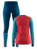 CRAFT BASELAYER комплект термобелья женский синий - 4