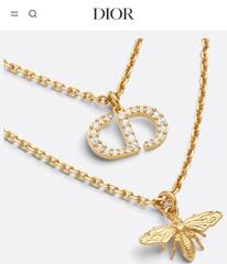 kole-dvuhryadnoe-c-podveskami-muha-i-logotip-style-by-dior