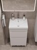 Aquanet 346041 Тумба Слим 50 напольная 2 ящ. цв.белый сатин (346041)