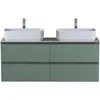 BelBagno KRAFT-1200-4C-SO-VO База под раковину подвесная с фрезерованными ручками по всей длине фасада с чет-мя выкатн. ящ., Еловый Мат., 1200x455x500