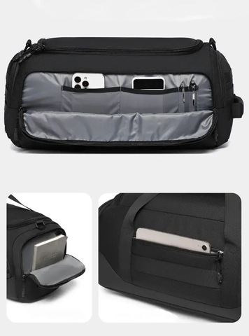 Картинка сумка спортивная Ozuko 9880 Black - 14