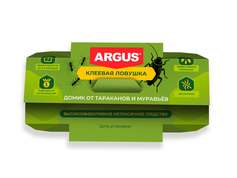 Argus (Аргус) клеевая ловушка для тараканов 1шт