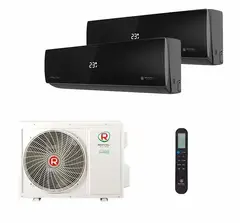 Мульти сплит-система на 2 комнаты ( 20+20 м2) Royal Clima Gamma Attica Nero