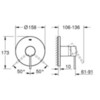 GROHE Essence 24057AL1 Смеситель для душа встраиваемый