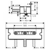 Hansgrohe Fixfit 26456400 Шланговое подсоединение с держателем