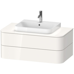 Duravit Happy D.2 Plus HP497102222 Тумба подвесная 408x1000x550мм 2 ящика, цвет: белый глянцевый фото