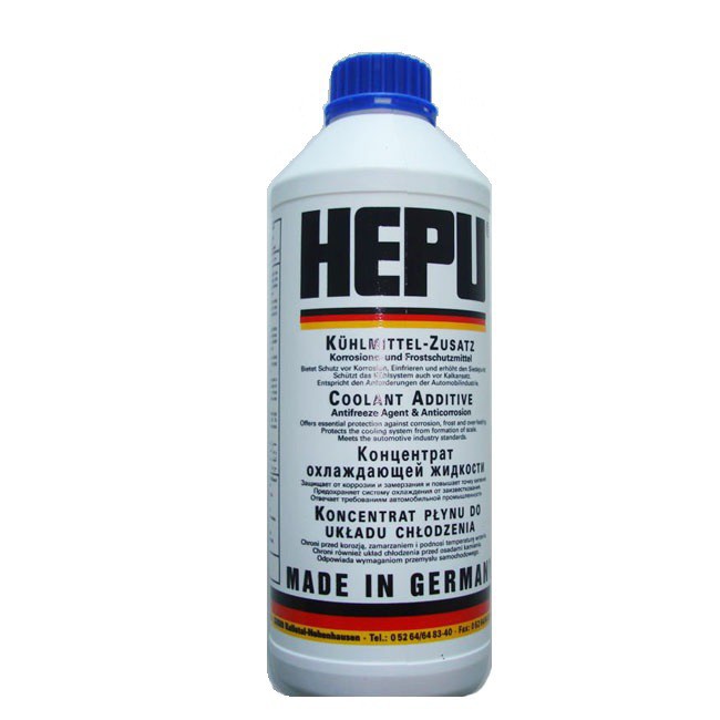 Антифриз HEPU Coolant G11 концентрат синий 1,5 л