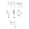 Lemark Melange LM4933CW Смеситель для душа