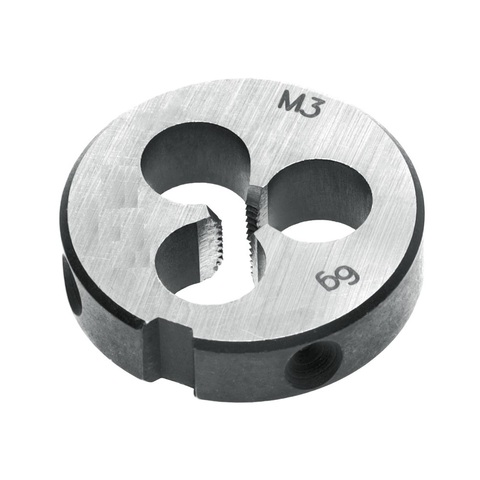Плашка М 3,0х0,5 DINEN22568 CrV 6g 20х5мм H-Tools 210030HT