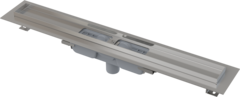 Alcaplast APZ1101-650 Low Водоотводящий желоб с порогами для перфор. решетки, с вертикальным стоком фото