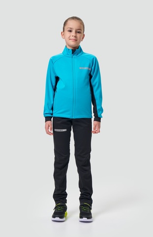 Детский лыжный разминочный костюм Nordski Jr Core breeze-black