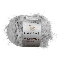 GAZZAL Marilyn & Merinos (59% полиамид, 41% австралийский меринос, 50гр/88м)