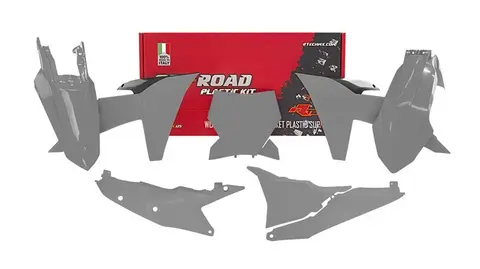 Комплект пластика KTM SX125-300 23-24 серо-черный