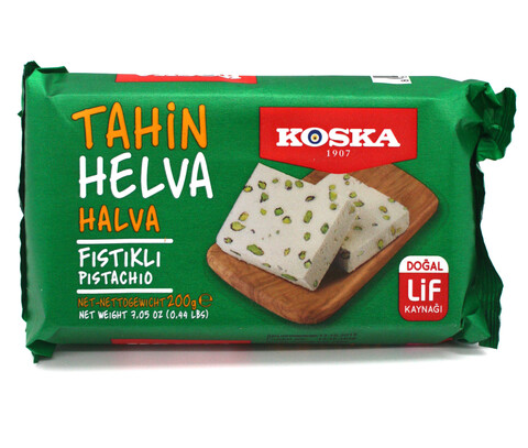 Кунжутная халва с фисташками, Koska, 200 г