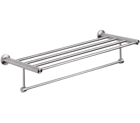 Remer Minimal Inox MI70INOXCR Полотенцедержатель с полкой, цвет: нержавеющая сталь
