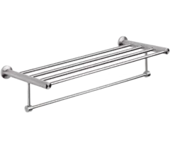 Remer Minimal Inox MI70INOXCR Полотенцедержатель с полкой, цвет: нержавеющая сталь фото