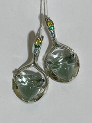 Экспромт (серьги из серебра)