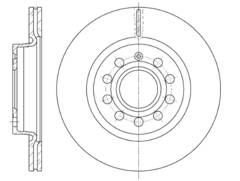 Диск тормозной вентилируемый G-brake  GR-02957