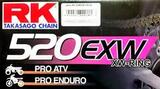 Мотоцепь мото цепь RK 520EXW-120 CL Чёрная 520