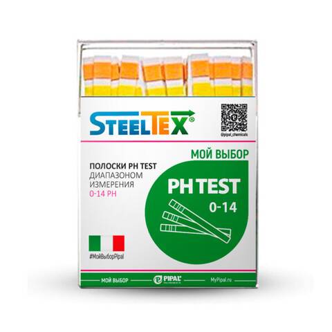 Тестовые полоски для измерения кислотности SteelTEX PH TEST