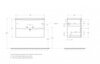 BelBagno Marino MARINO-CER-MINI-700-2C-SO-BL-P Тумба под раковину подвесная, 70x39, цвет: белый