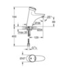 GROHE Eurodisc SE 36249000 Кран для раковины нажимной