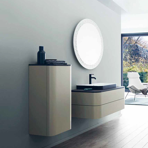 Duravit Happy D.2 Plus HP497109292 Тумба подвесная 408x1000x550мм под раковину, 2 ящика, цвет: stone grey satin matt