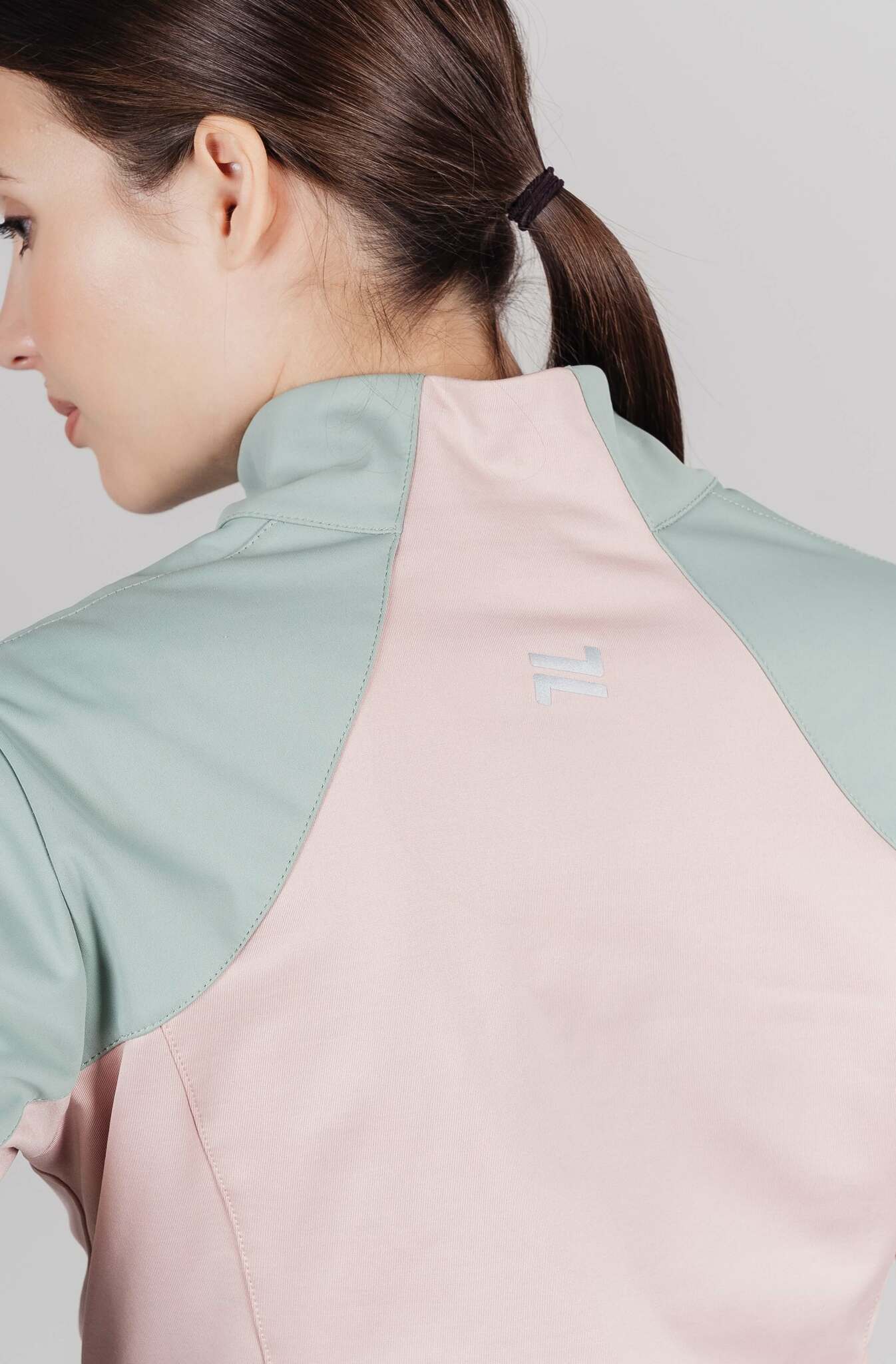 Женская тренировочная лыжная куртка Nordski Pro ice mint-soft pink - 8