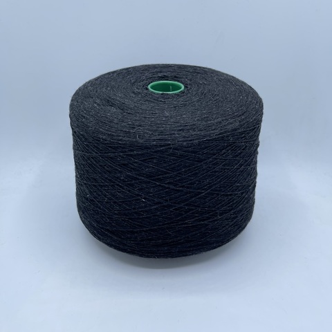 Luxury Selection by RiGo (пр.Италия), art- Cardwool,2/15 750м/100гр, 85% Меринос 15%Полиамид ,цвет-Антрацитово-черный 566/76,арт.24394