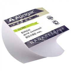 
          Блок бумажный для записей Alingar "Стандарт", 8*8*4 см, белый, витой, проклееный