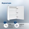 Aquanet 353798 Зеркальный шкаф Оптима (Optima) 70х80 LED антипар (353798)