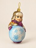 Набор из 6 игрушек ручной работы из фарфора «Рождество» — фото 7