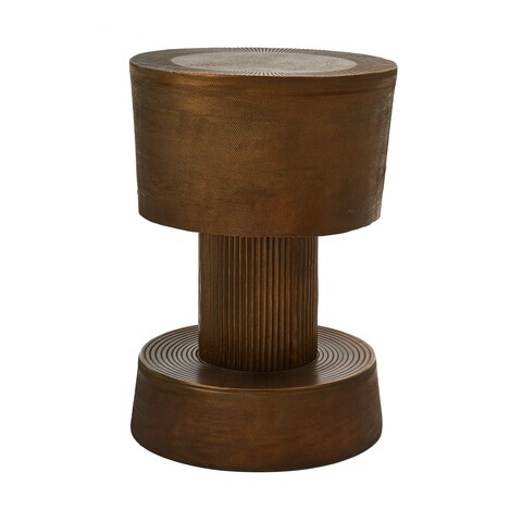 Приставной столик Pols Potten Bolt antique brass, латунь